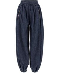 Valentino Garavani - Denim Chambray Pants - Lyst