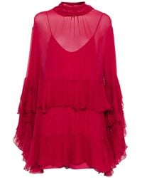 Chloé - Silk Dress - Lyst