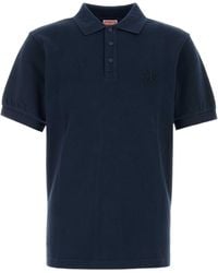 KENZO - Midnight Piqué Polo Shirt - Lyst