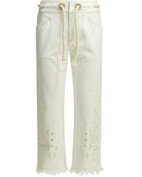 Isabel Marant - Alison Cotton Straight-Leg Jeans - Lyst