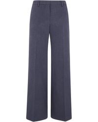Seventy - Pinstripe Tailored Trousers - Lyst