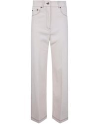 Max Mara - "Mxpribes" Denim Jersey Trousers - Lyst