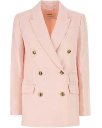 Zimmermann - Pastel Linen Crush Blazer - Lyst