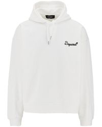 DSquared² - Hoodie With Logo Embroidery - Lyst