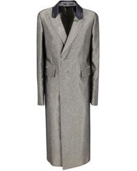 SAPIO - Double Breasted Coat - Lyst