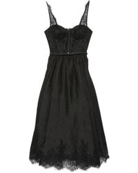 Zimmermann - Valiant Silk And Linen Midi Dress - Lyst