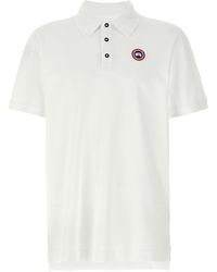 Canada Goose - Beckley Logo Cotton Polo Shirt - Lyst