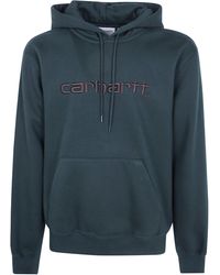 Carhartt - Hooded "Carhartt" Sweat Cotton/Polyester Sweat, 440 G/M² - Lyst