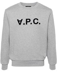 A.P.C. - Vpc Logo-Print Sweater - Lyst
