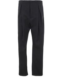 SAPIO - Wool Trousers Loose Fit - Lyst