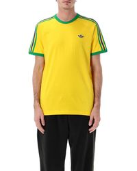 adidas - Adidas 3-Stripes Adicolor Cotton T-Shirt - Lyst