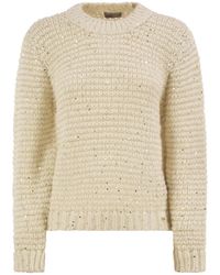 Herno - Alpaca-Blend Jumper With Sequins - Lyst