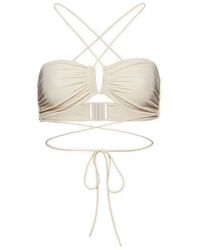 Magda Butrym - Elegant Mini Bikini Top - Lyst