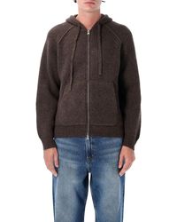 DUNST - Hooded Knit Cardigan - Lyst