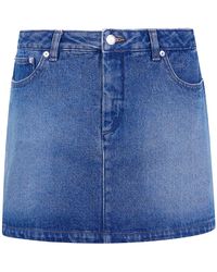 A.P.C. - "Darcy" Mini Jupe - Lyst