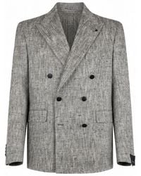 Tagliatore - Dark Wool Jacket - Lyst