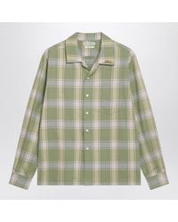 JW Anderson - Checked Apple Cotton Flannel Shirt - Lyst