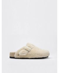 Birkenstock - Boston Sk1 Shearling Sandal - Lyst