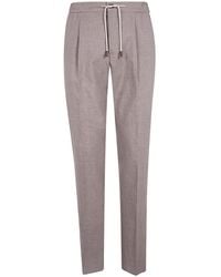 Incotex - Elastic Coulisse Waist Chino Trousers - Lyst