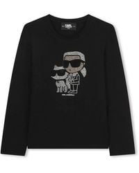 KARL LAGERFELD - T-Shirt With Logo - Lyst