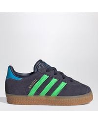 adidas Originals Originals White And Mint Gazelle Trainers With Gum Sole |  Lyst