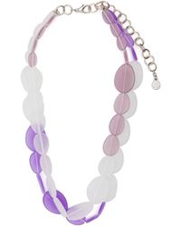 Emporio Armani - Beaded Necklace - Lyst