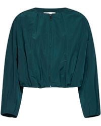 Weekend by Maxmara - Gathered-Hem Zip-Up Jacket - Lyst