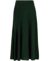 Zimmermann - Dark Viscose Blend Skirt - Lyst