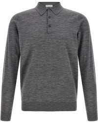 LARMERI STUDIO - Merino Wool Polo Shirt - Lyst