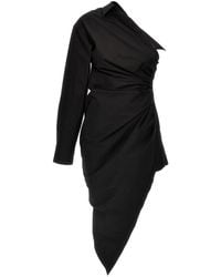Alexander Wang - Asymmetrical Short Dress - Lyst