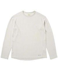 Snow Peak - "Dry Thermal" Long Sleeves T-Shirt - Lyst