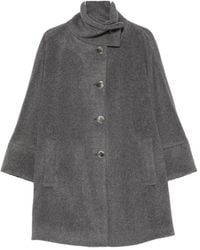 Emporio Armani - Wool Coat - Lyst