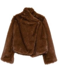 BB COUTURE - Farrah Faux Fur Jacket - Lyst