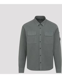 C.P. Company - C.P.Company Organic Gabardine Shirt - Lyst