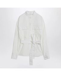 Ferragamo - Shirt With Belt - Lyst