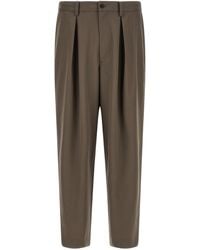 Ssstein - Pants With Pleats - Lyst