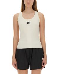 KENZO - Boke Flower 2 0 Embroidered Rib Tank Top - Lyst