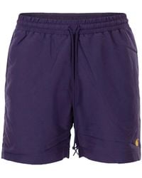 Carhartt - Beach Shorts With Logo - Lyst
