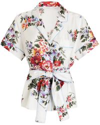 Dolce & Gabbana - Dolce & Gabbana Silk Shirt - Lyst