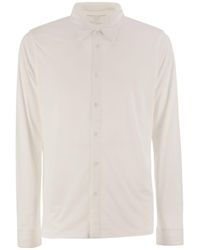 Majestic - Long-Sleeved Lyocell And Cotton Shirt - Lyst
