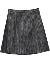 Yves Salomon - Lamb Viscose Polytrephthal Skirt - Lyst