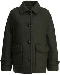 Circolo 1901 - Wool Double-Breasted Coat - Lyst