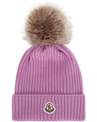 Moncler - Mini Quilted Beanie Hat For Kids - Lyst