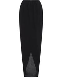 Rick Owens - Soft Pillar Long Skirt - Lyst