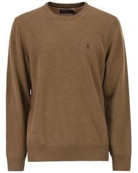 Polo Ralph Lauren - Wool Crew Neck Jumper - Lyst