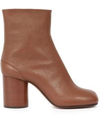 Maison Margiela Gold Tabi Boots in Metallic | Lyst