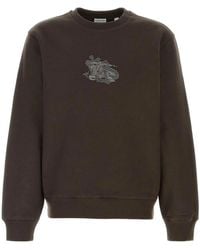 Burberry - Cotton Blend Sweatshirt - Lyst