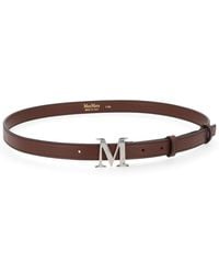 Max Mara - Belt With Logo Buckle - Lyst