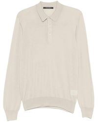 Tagliatore - Zeno Knitted Polo Shirt - Lyst
