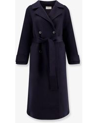 The Dynamis Studio - Savile Wool Double-Breasted Coat - Lyst